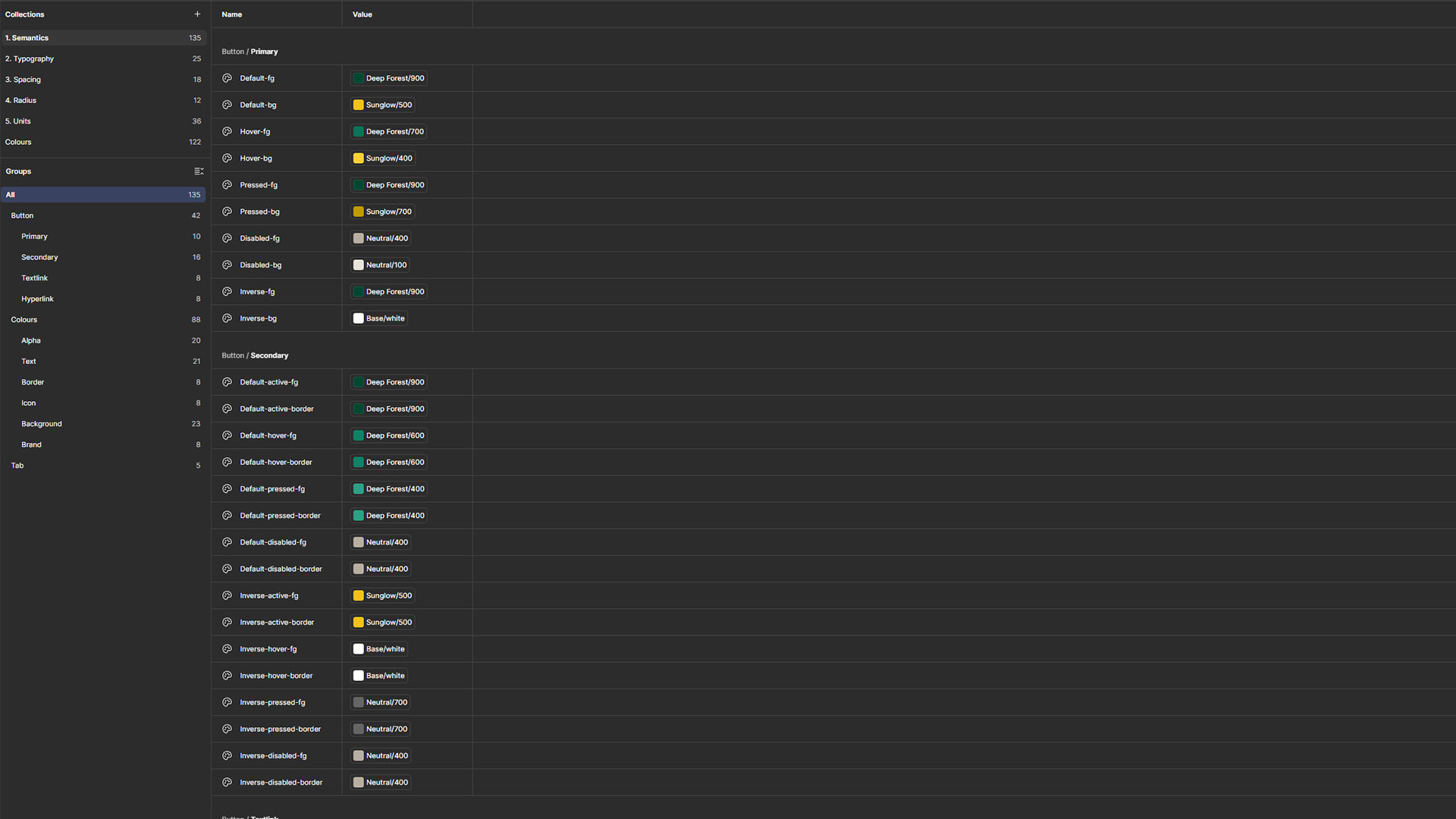 Design Tokens & Variables